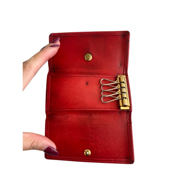 LOUIS VUITTON Red Epi Leather Keyholder Case - Picture 7 of 8